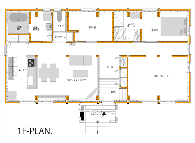 子育てから老後にも対応 将来設計の平屋建てシンプルな家 株式会社アーキビジョン21株式会社アーキビジョン21